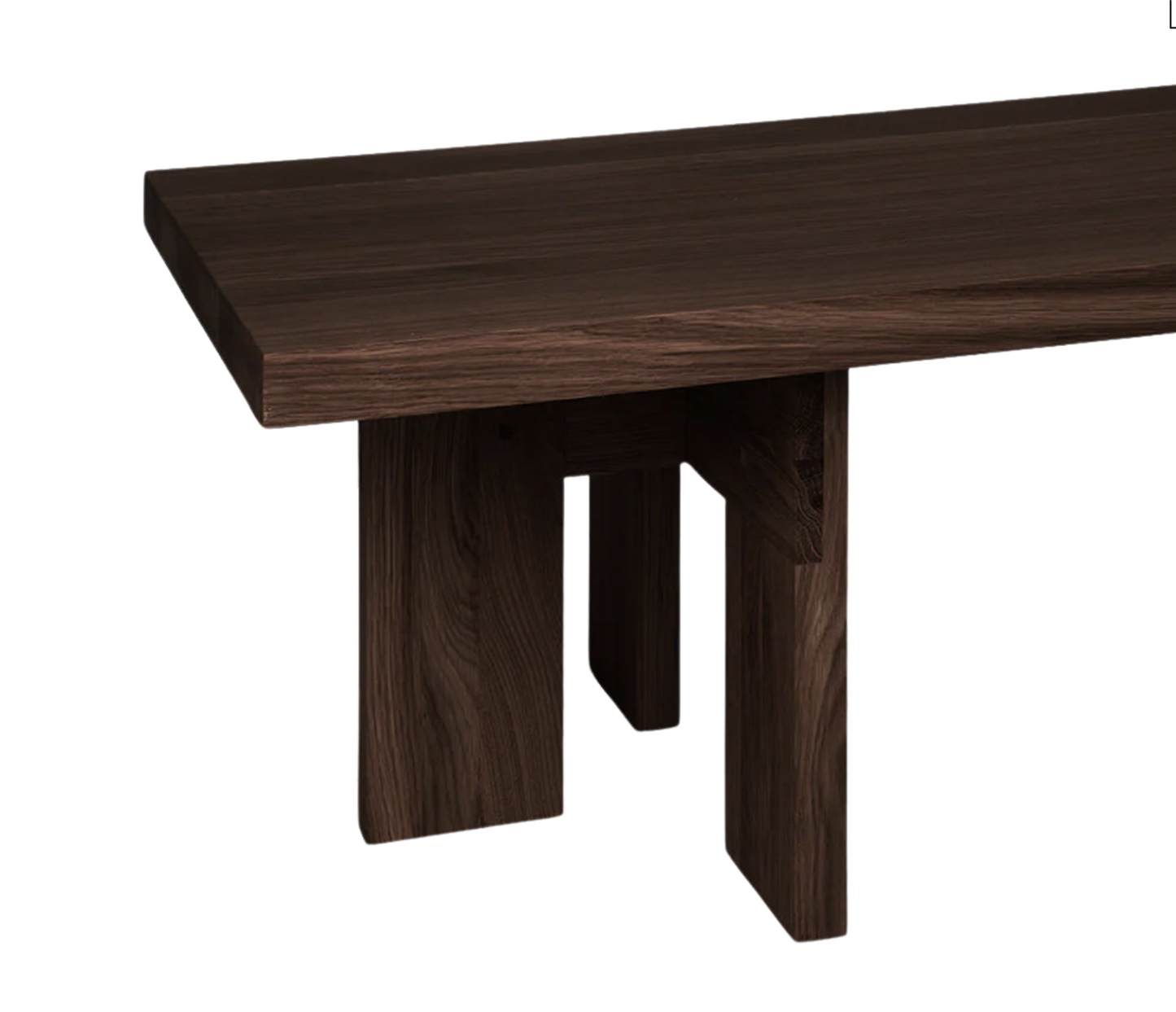 Farmhouse Coffee Table /Dark Oak /Rectangle H 37 / W 52 / L 115 cm