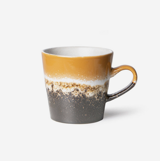 70s Ceramics americano Mug - Fire