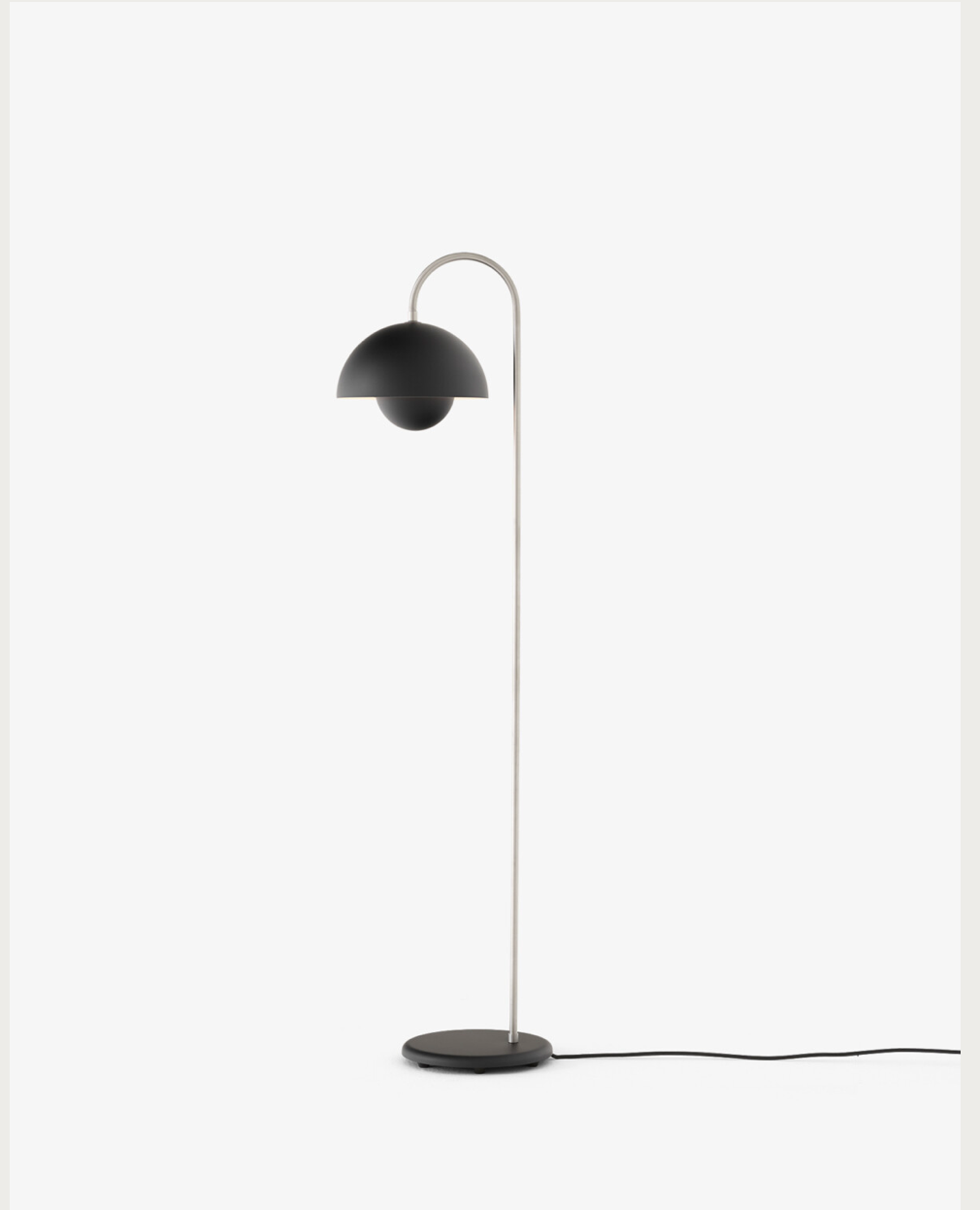Flowerpot VP12 h 122 cm black