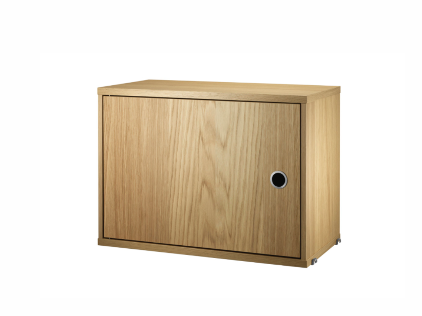 cabinet with swing door oak 58x30