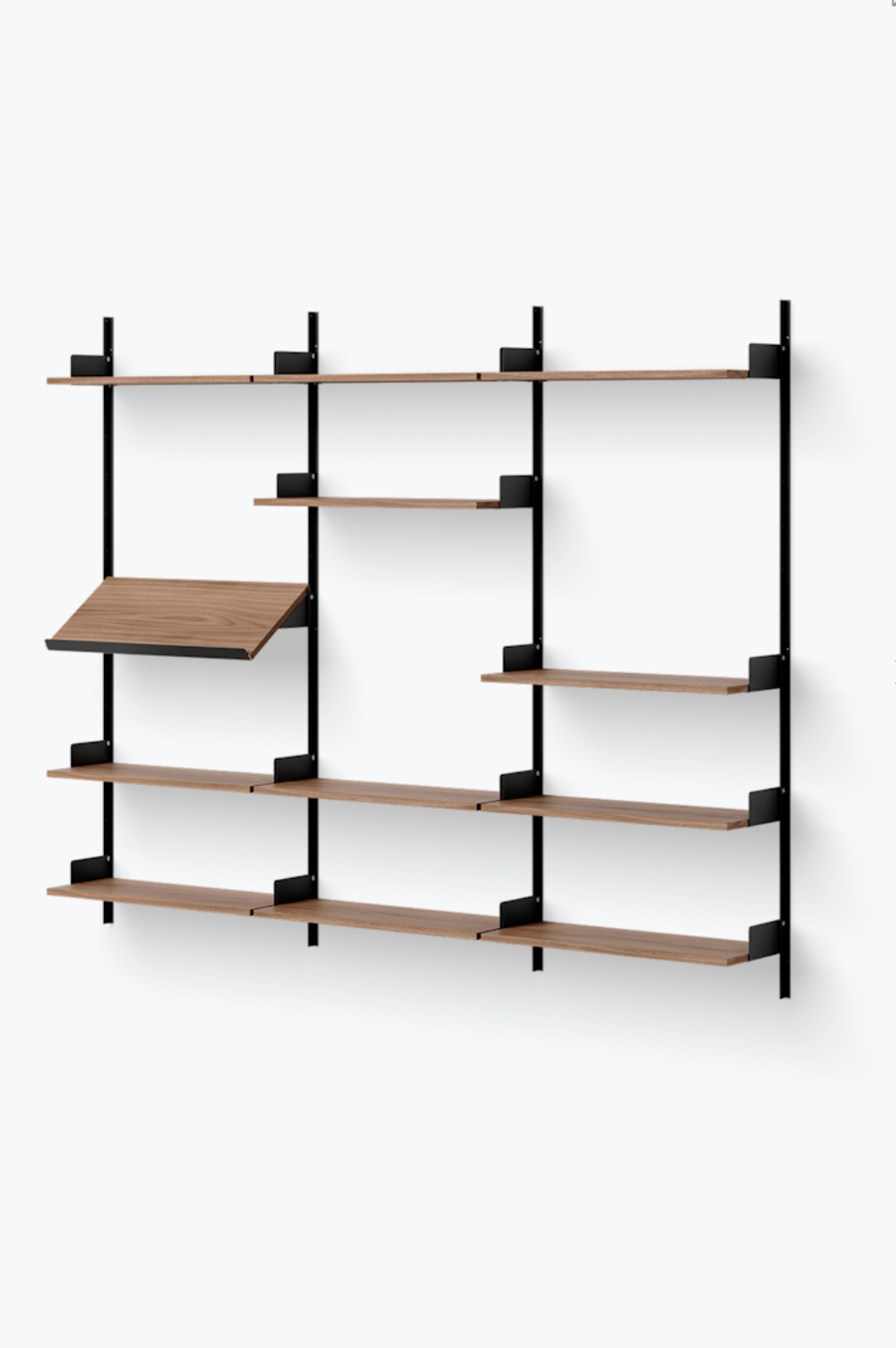 Display Shelf black/walnut