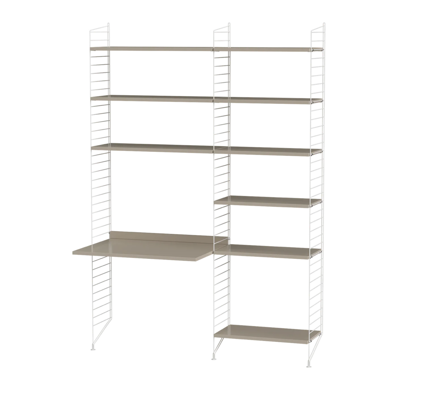 Workspace B beige/white 140 cm