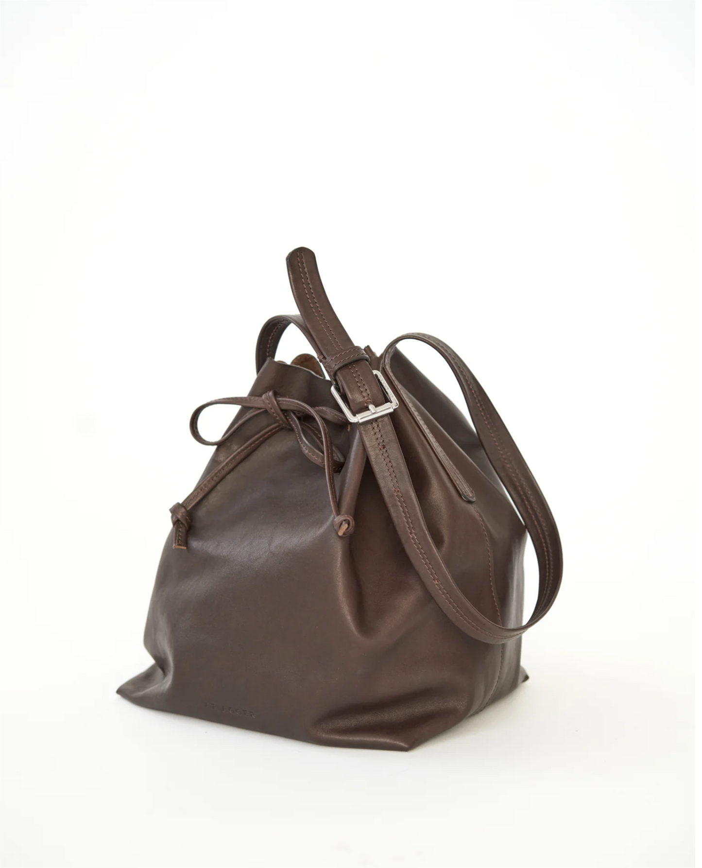 Full Grain Leather Bucket bag brown