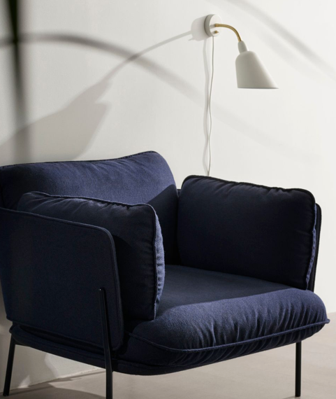 Bellevue AJ9 wall white/brass SISTE UTSTILLINGSMODELL, små merker