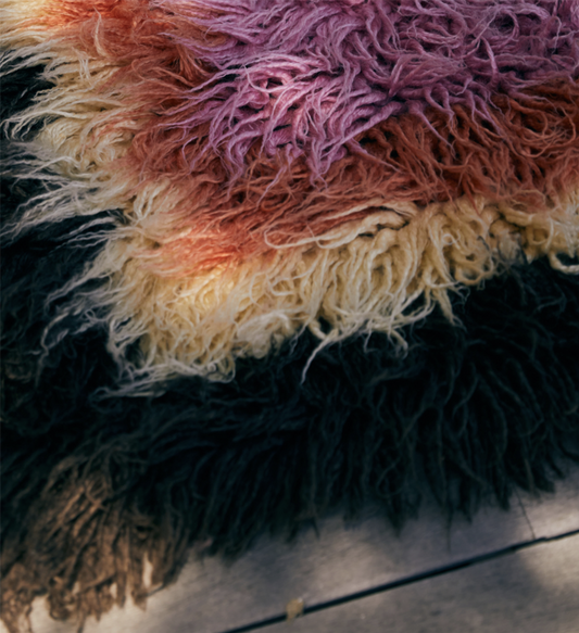 Fluffy rug downtomt 120x180cm
