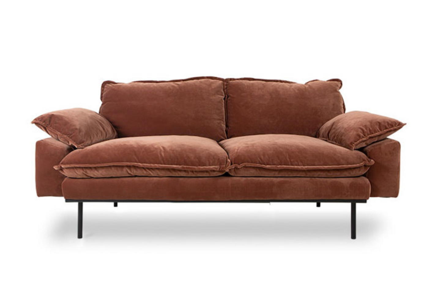 Retro sofa, 2-seats flere farger