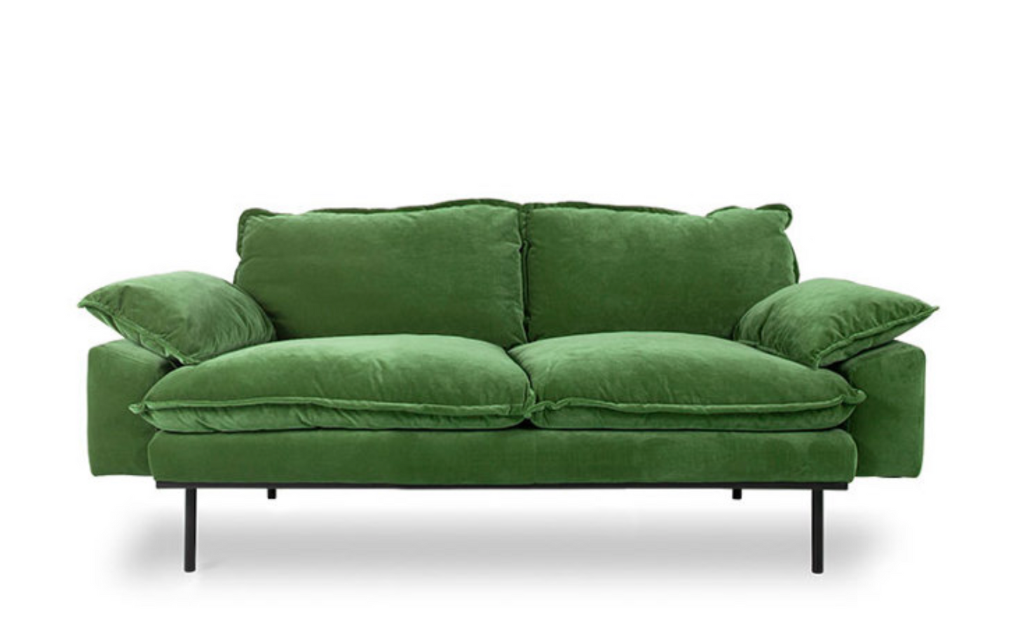 Retro sofa, 2-seats flere farger