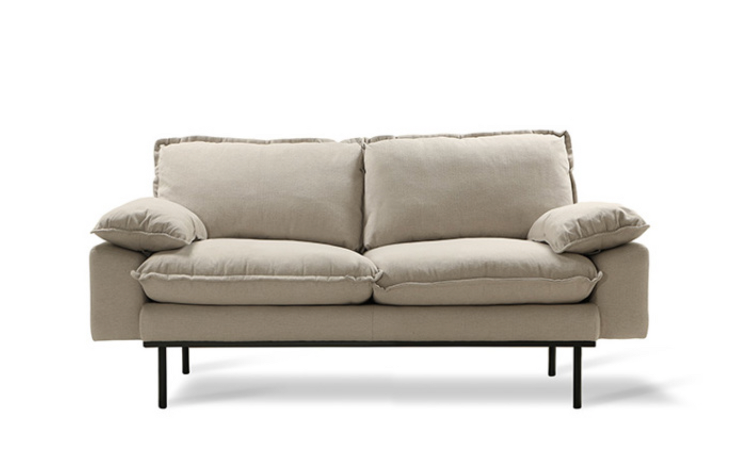 Retro sofa, 2-seats flere farger