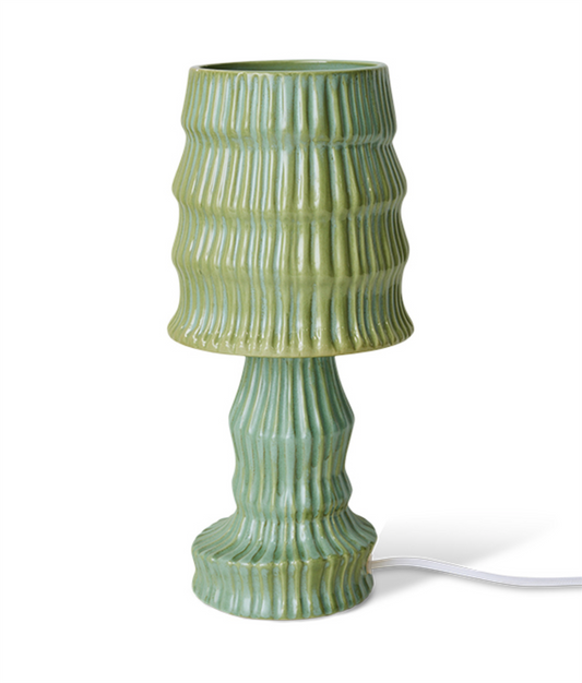 Petal ceramic table lamp