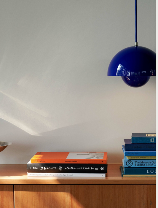 Flowerpot VP1 cobolt blue