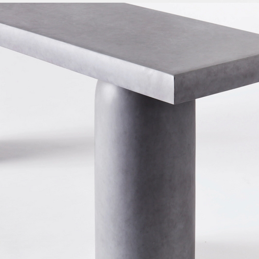 CONSOLE TABLE GREY  lengde 200cm