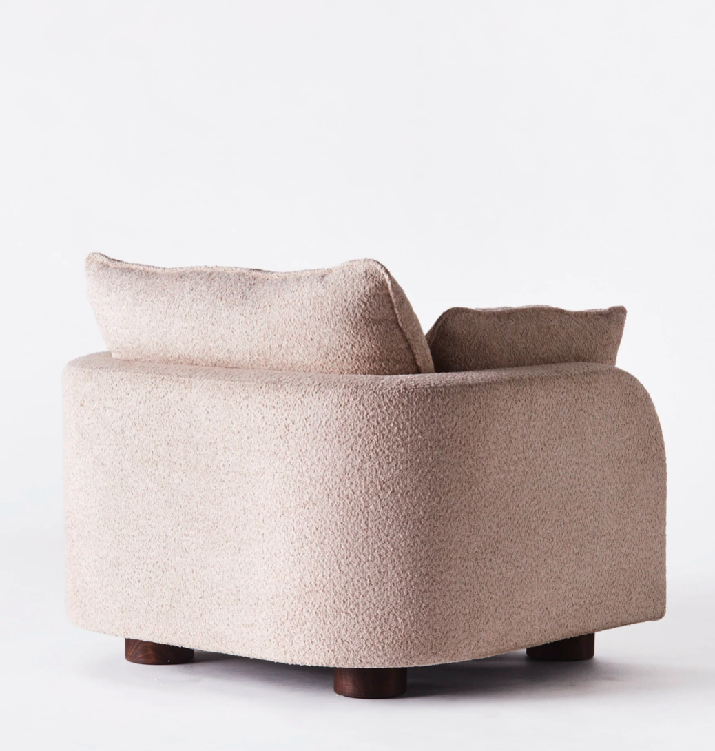 Miles armchair boucle beige