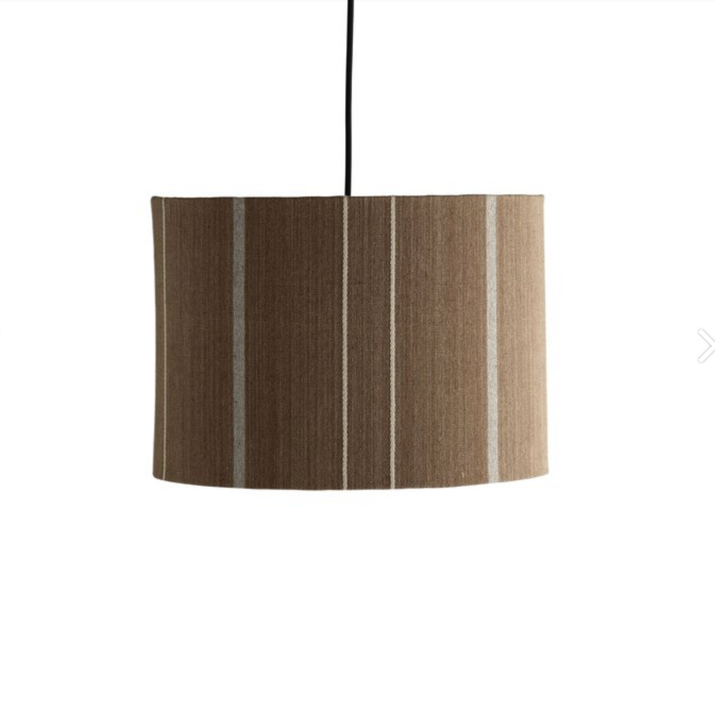 Lampe skjerm oval H 25 cm