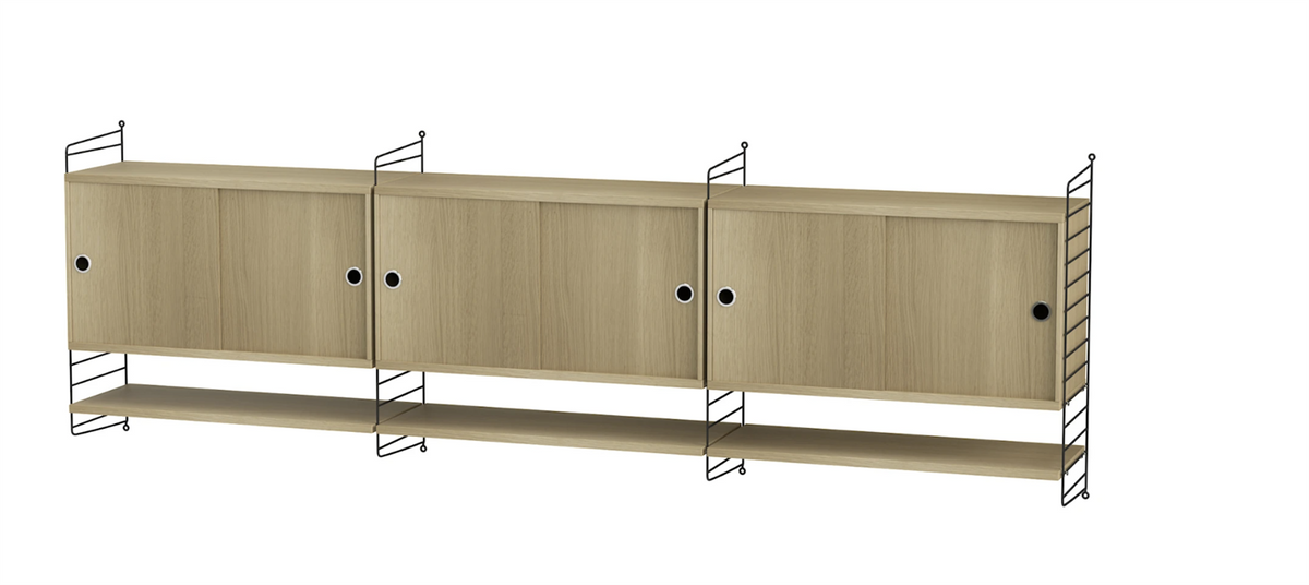 Living room E black/oak