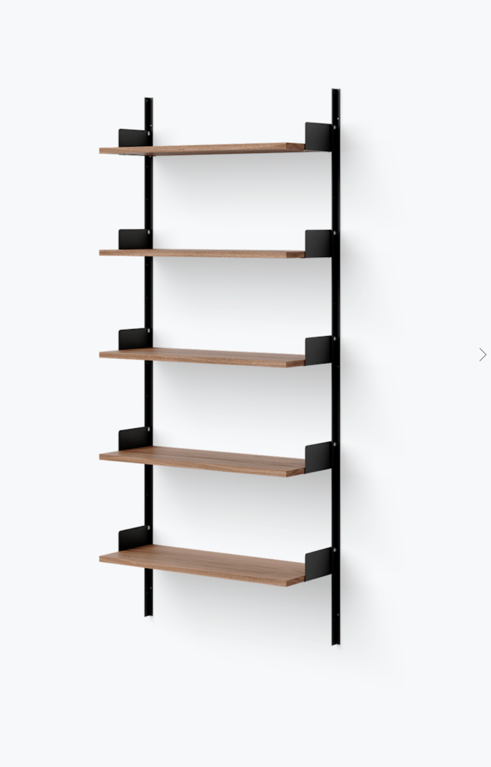 Wall Shelf, 1900 black/walnut