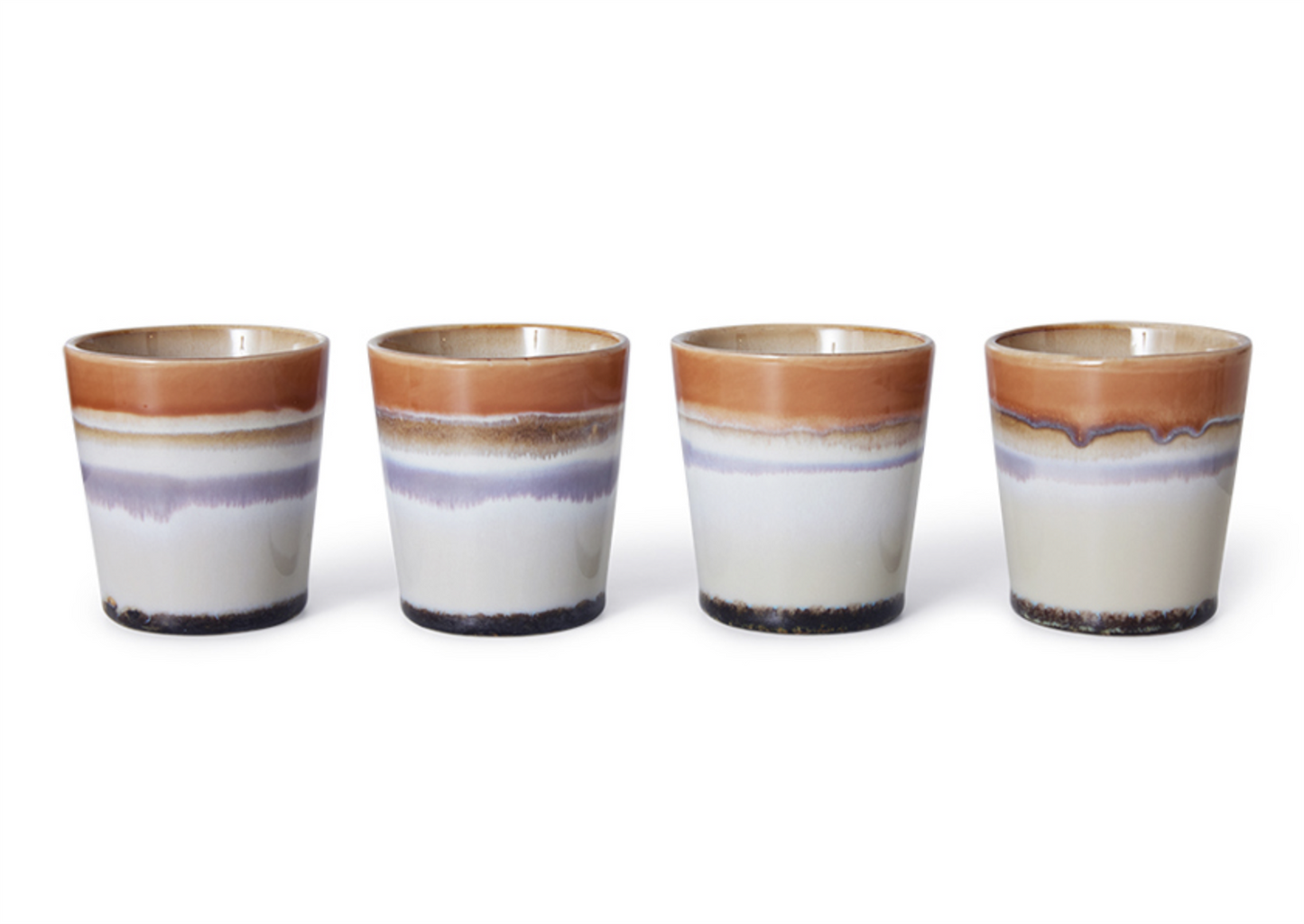 70s coffee mugs ash