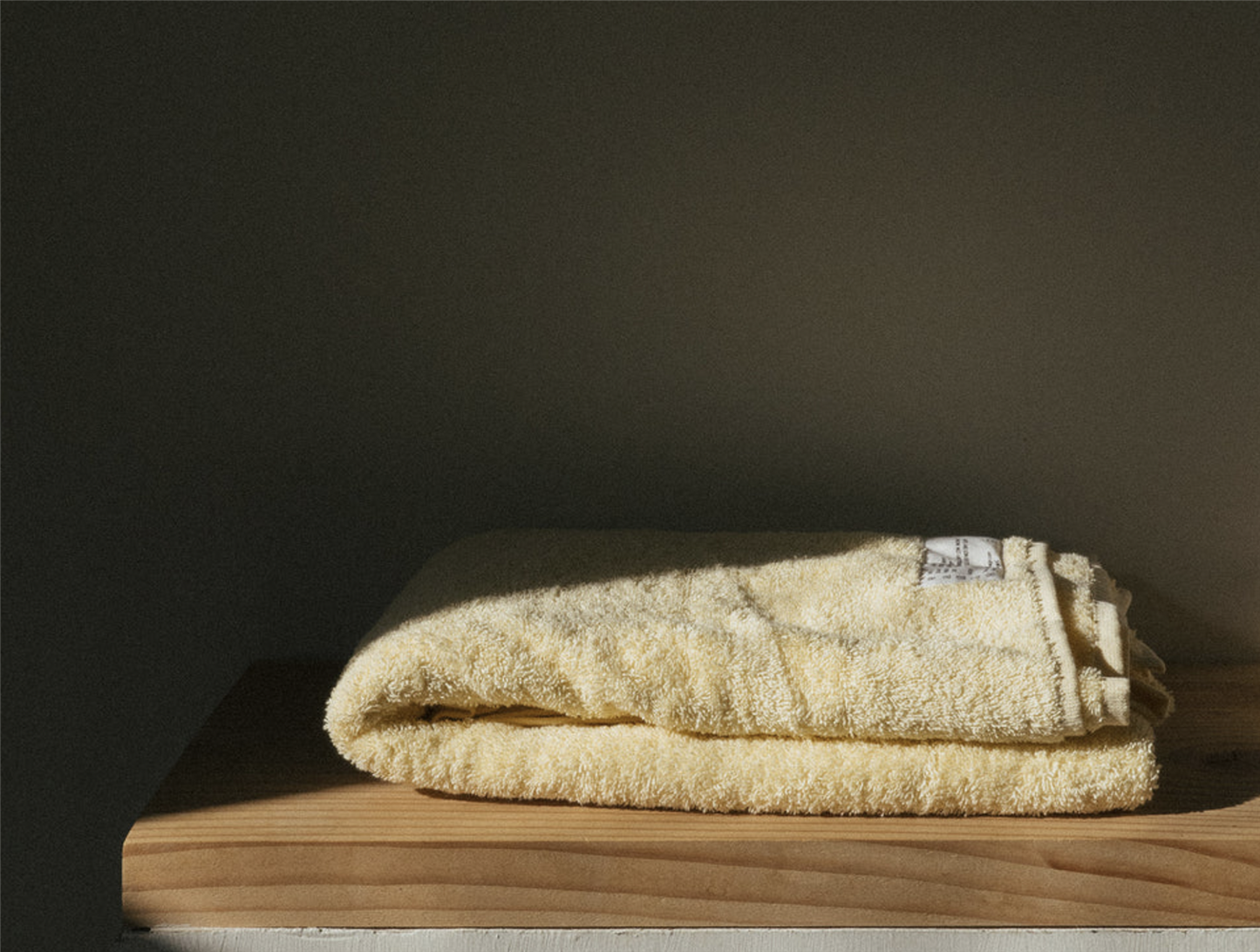 Heavy Towel Pale Yellow Bath Towel