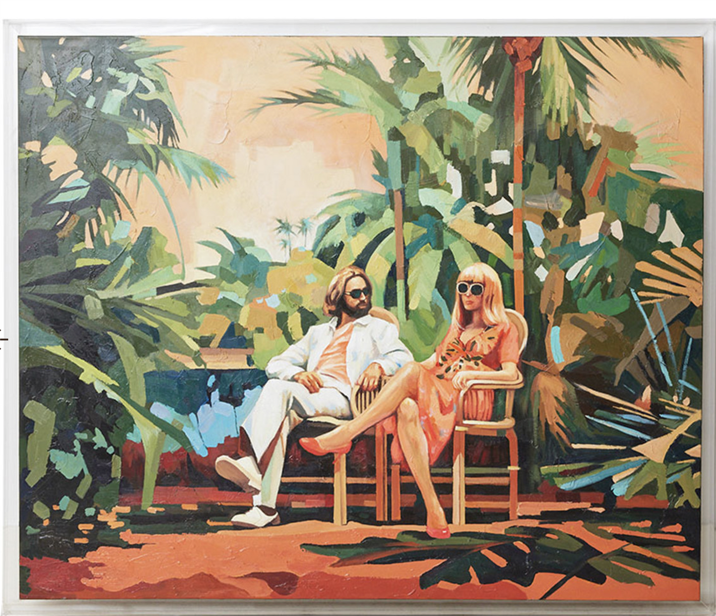 Wall art conversation 152x127