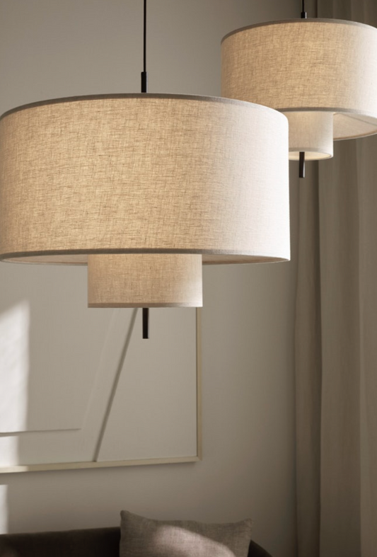 margin pendant ø70 Beige Canvas