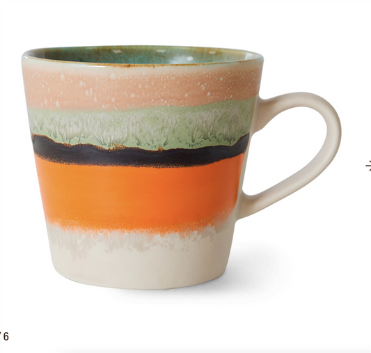 70s cappuccino mug burst