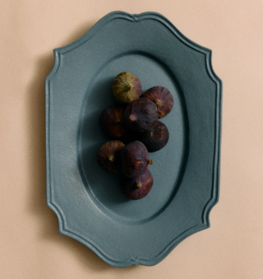 New classics serving tray pale blue