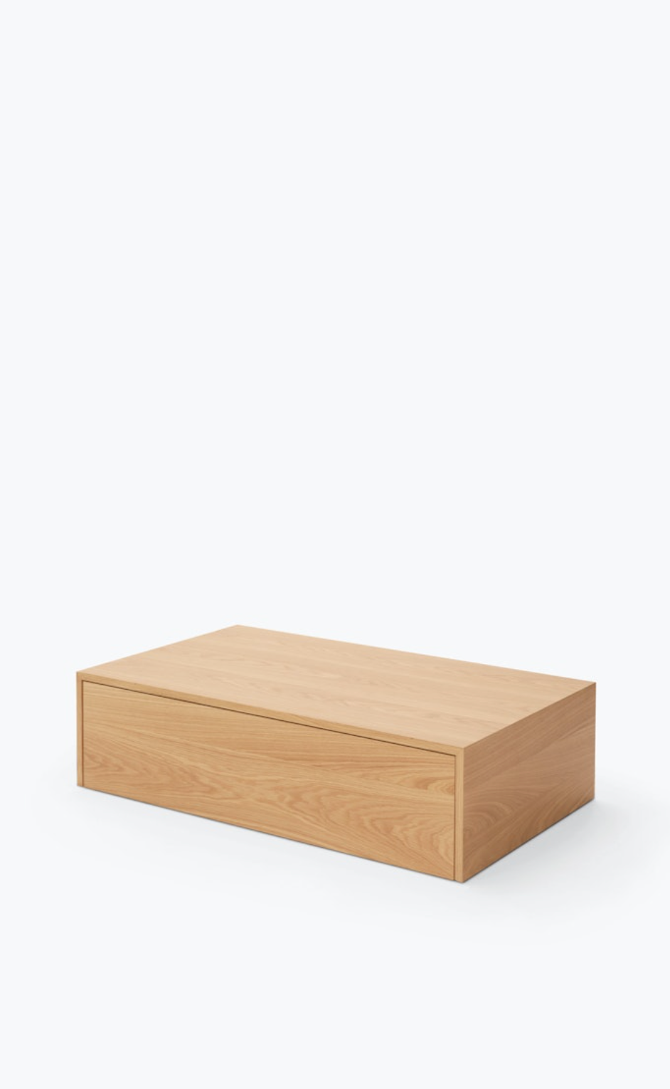 Mass Coffee Table High w. Drawer Oak H270 x W: 1030 x D: 600 mm