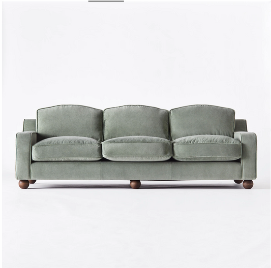 LOLA SOFA VELVET GREEN