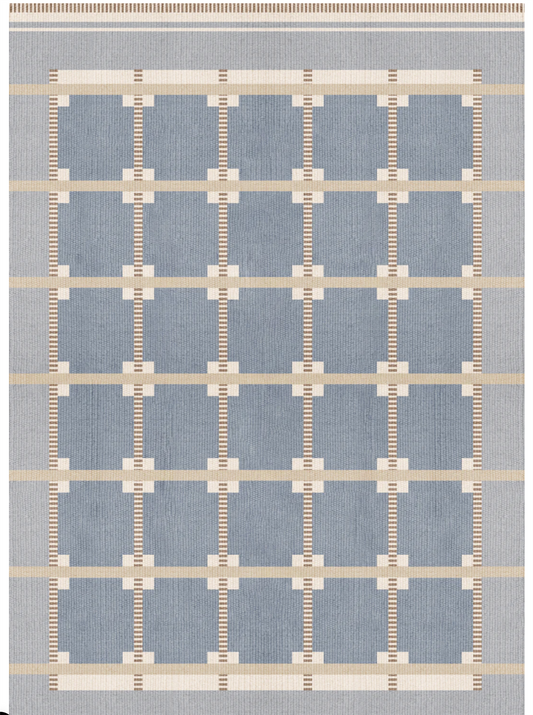 RÖLLAKAN RUTH SUMMER SKY 200-300 cm