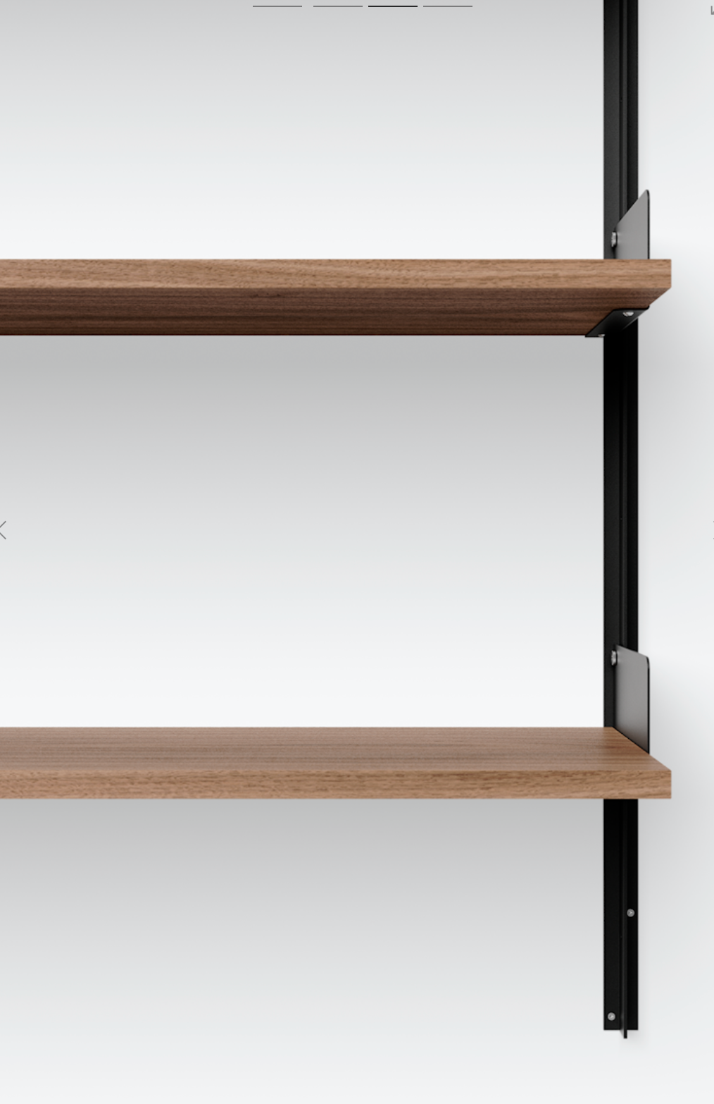 Living Shelf black/walnut