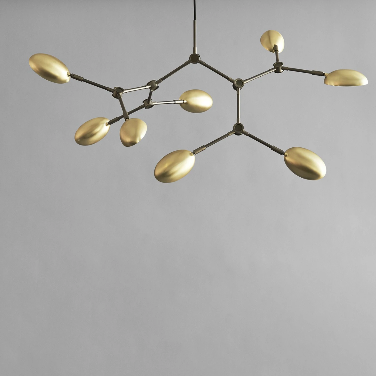 Drop chandelier brass MINI