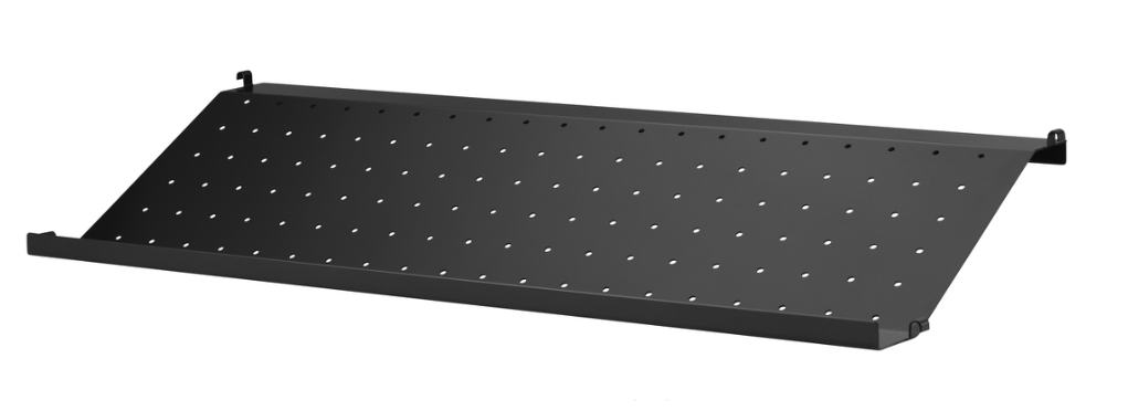 metal shoe shelf black 78x30