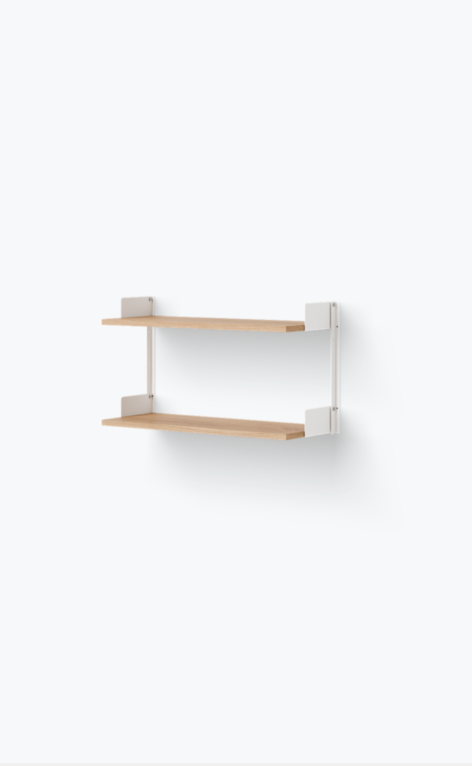 Wall Shelf, 450 white/oak