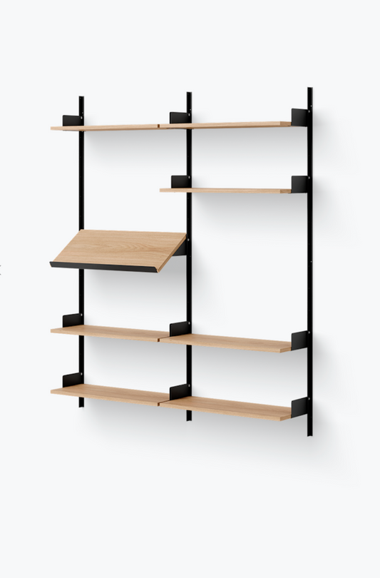 Living Shelf black/oak