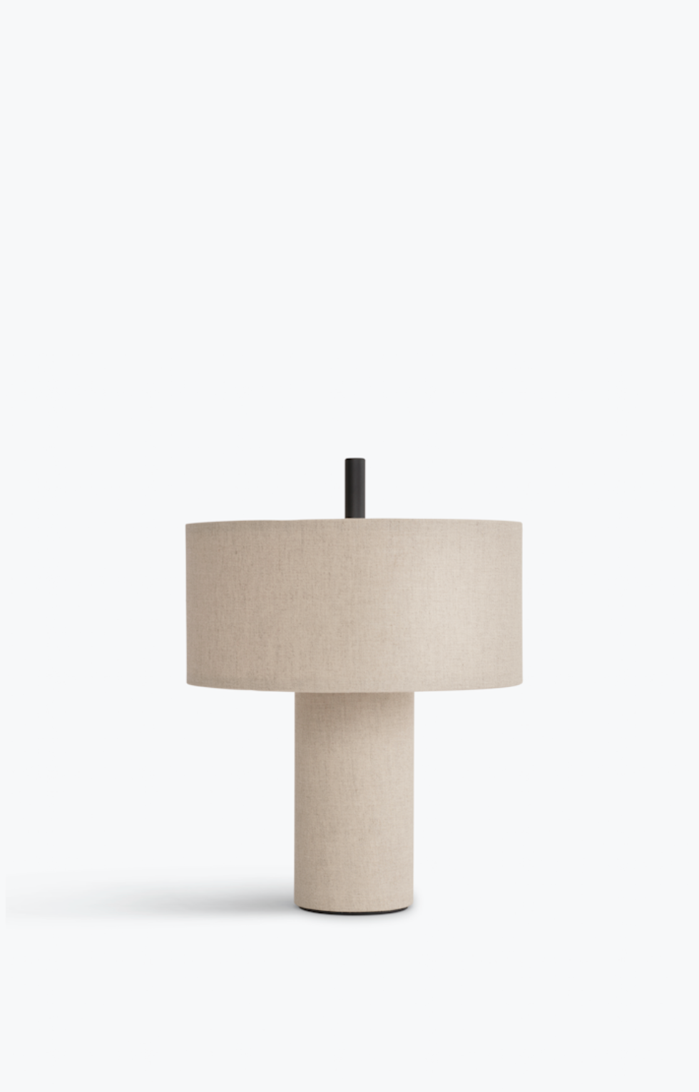 Margin Portable Table Lamp Beige Canvas