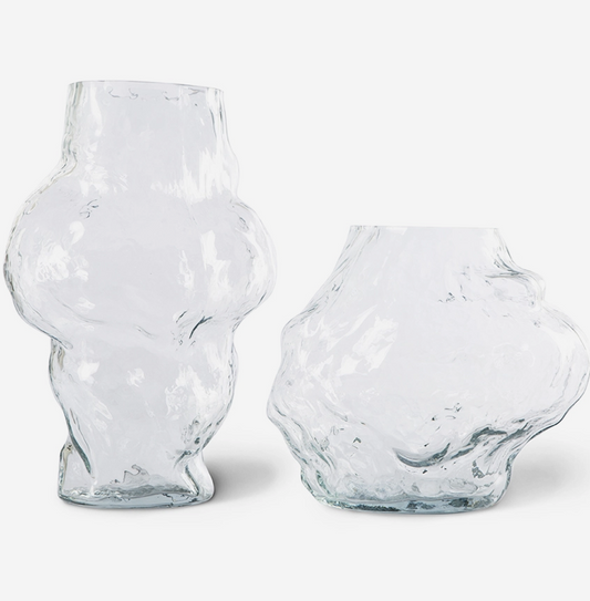 objects cloud vase clear glass high