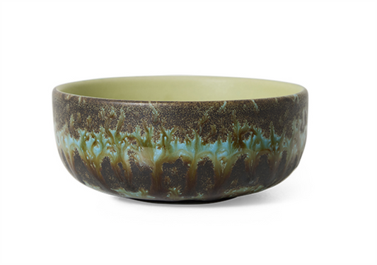 70s ceramics tapas bowl Fern