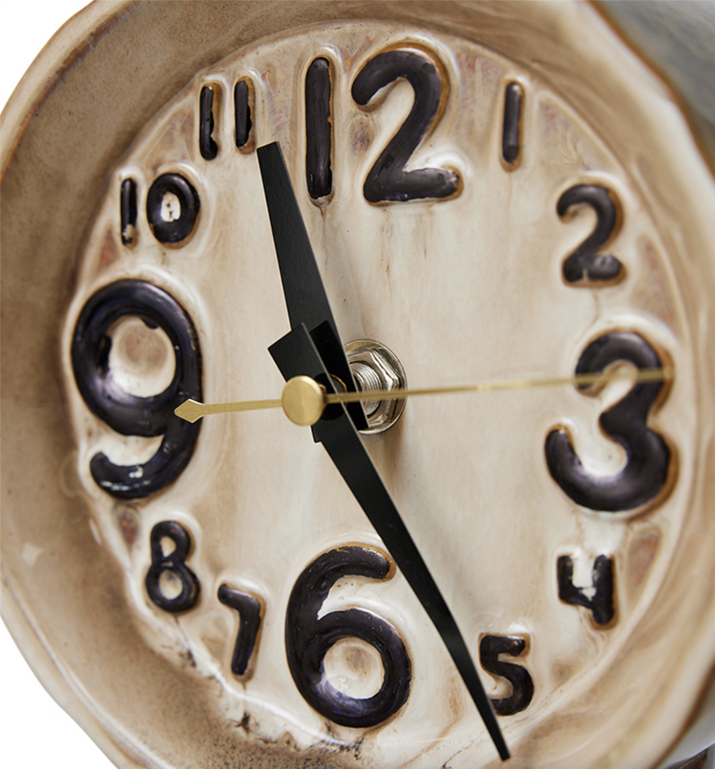 Retro ceramic clock cream