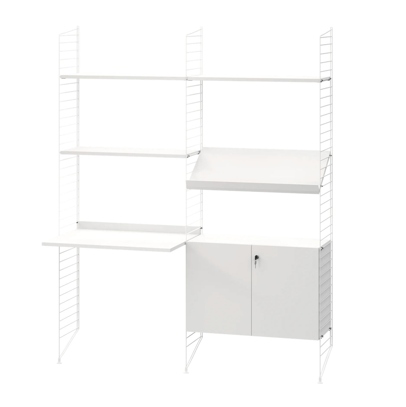 Workspace White/White 160 cm