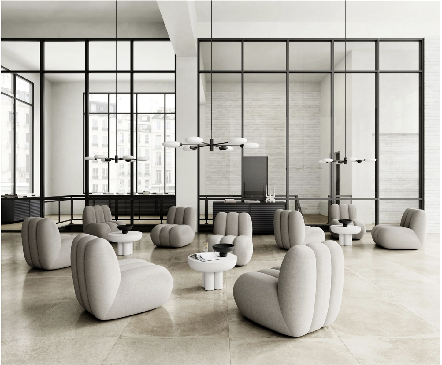 Salon Chandelier, Grande - Opaque