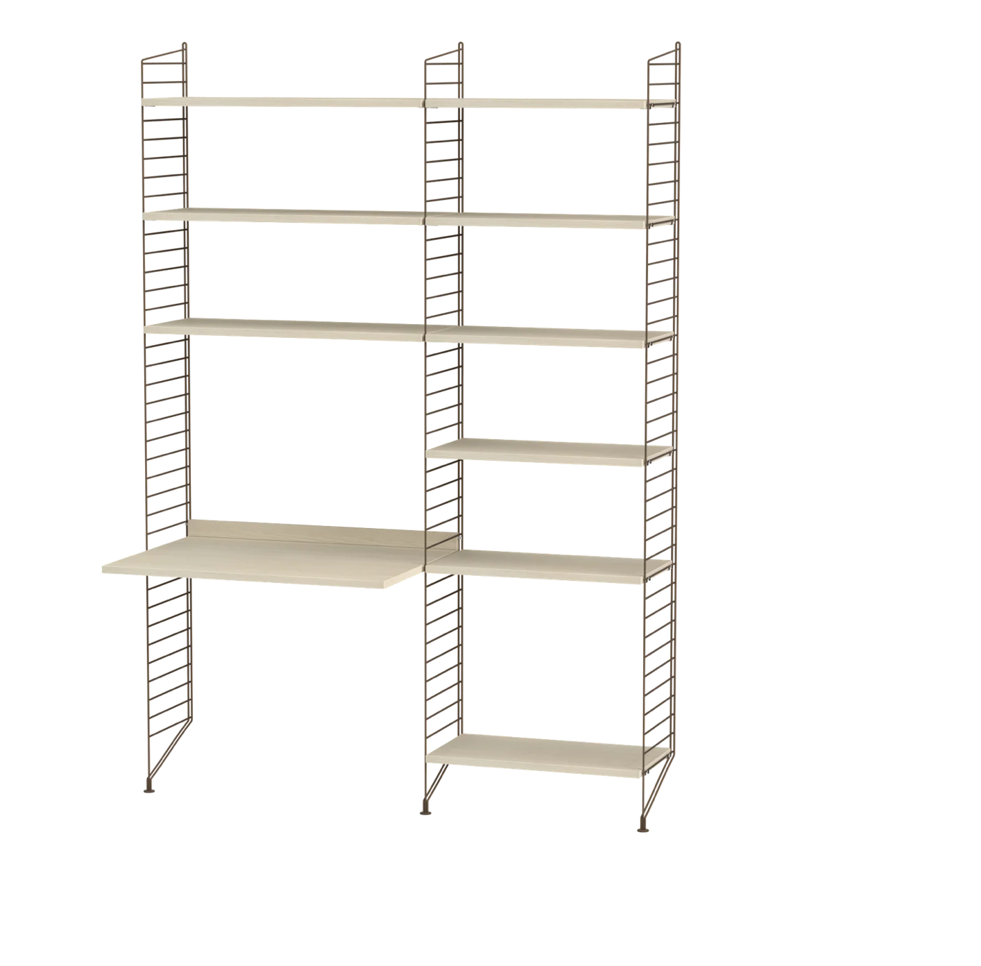 Workspace B Brown/Ash 140 cm