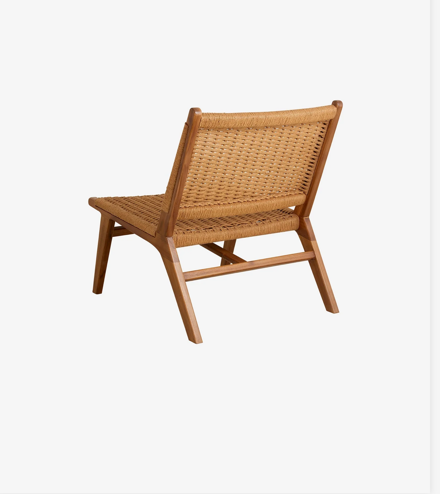 CLUB LOUNGE CHAIR, TEAK/WEAVING