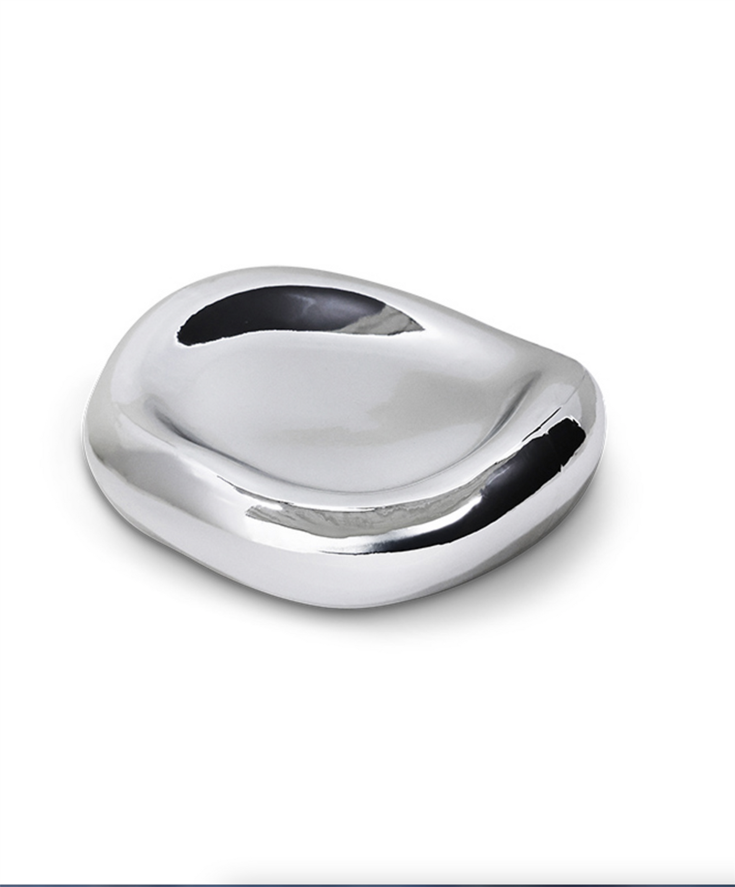 Gleam glass bowl chrome