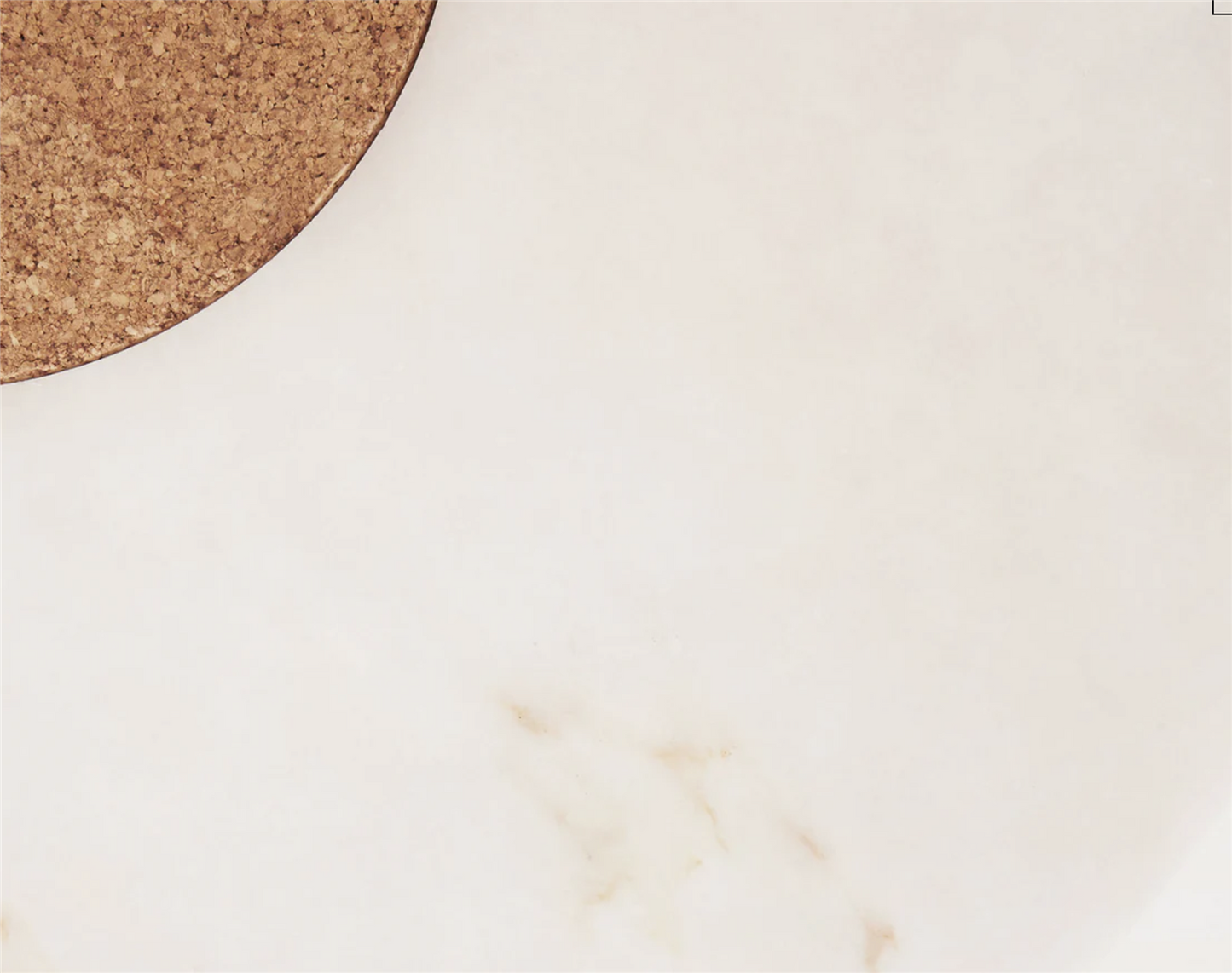 Sintra Table/White Marble/Cork Large Ø 60 H 42