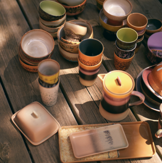 70s ceramics kopp: tea mug, sunset