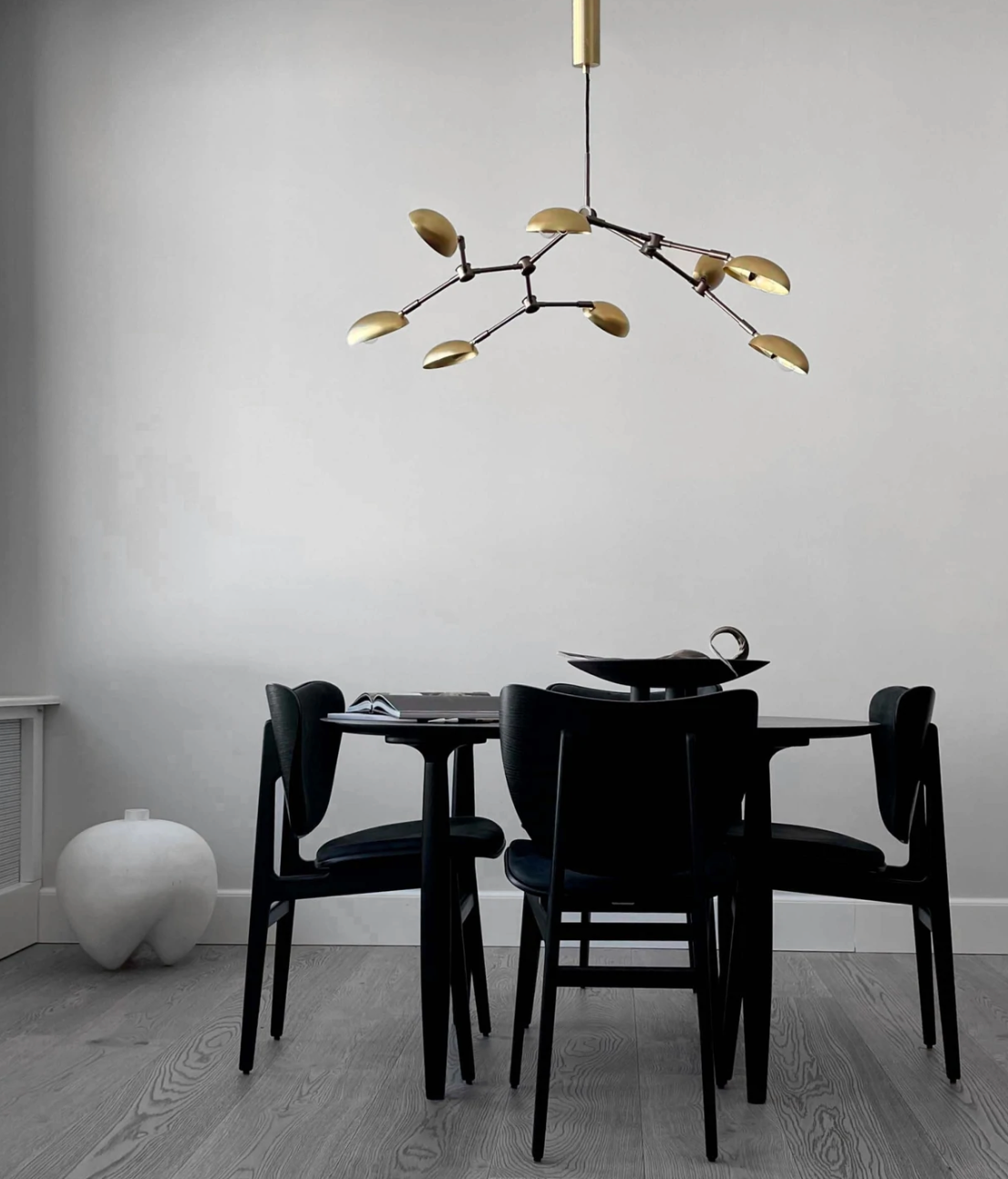 Drop chandelier brass MINI