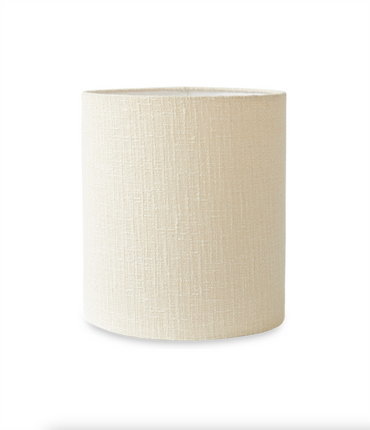 Lamp shade bouclé low