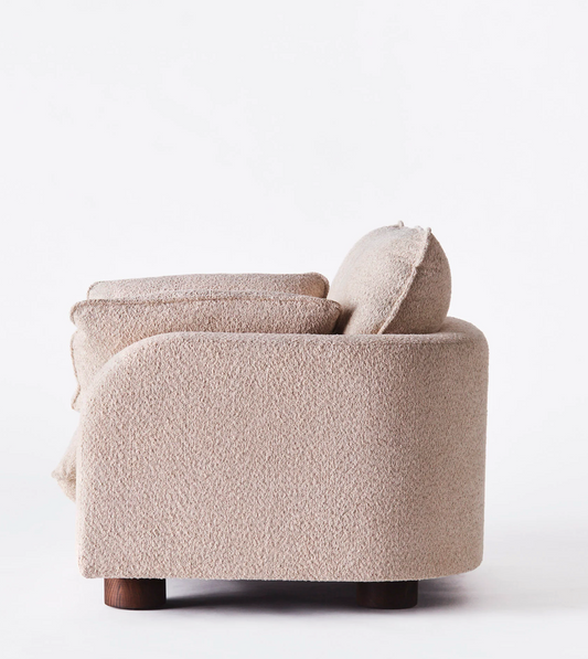 Miles armchair boucle beige