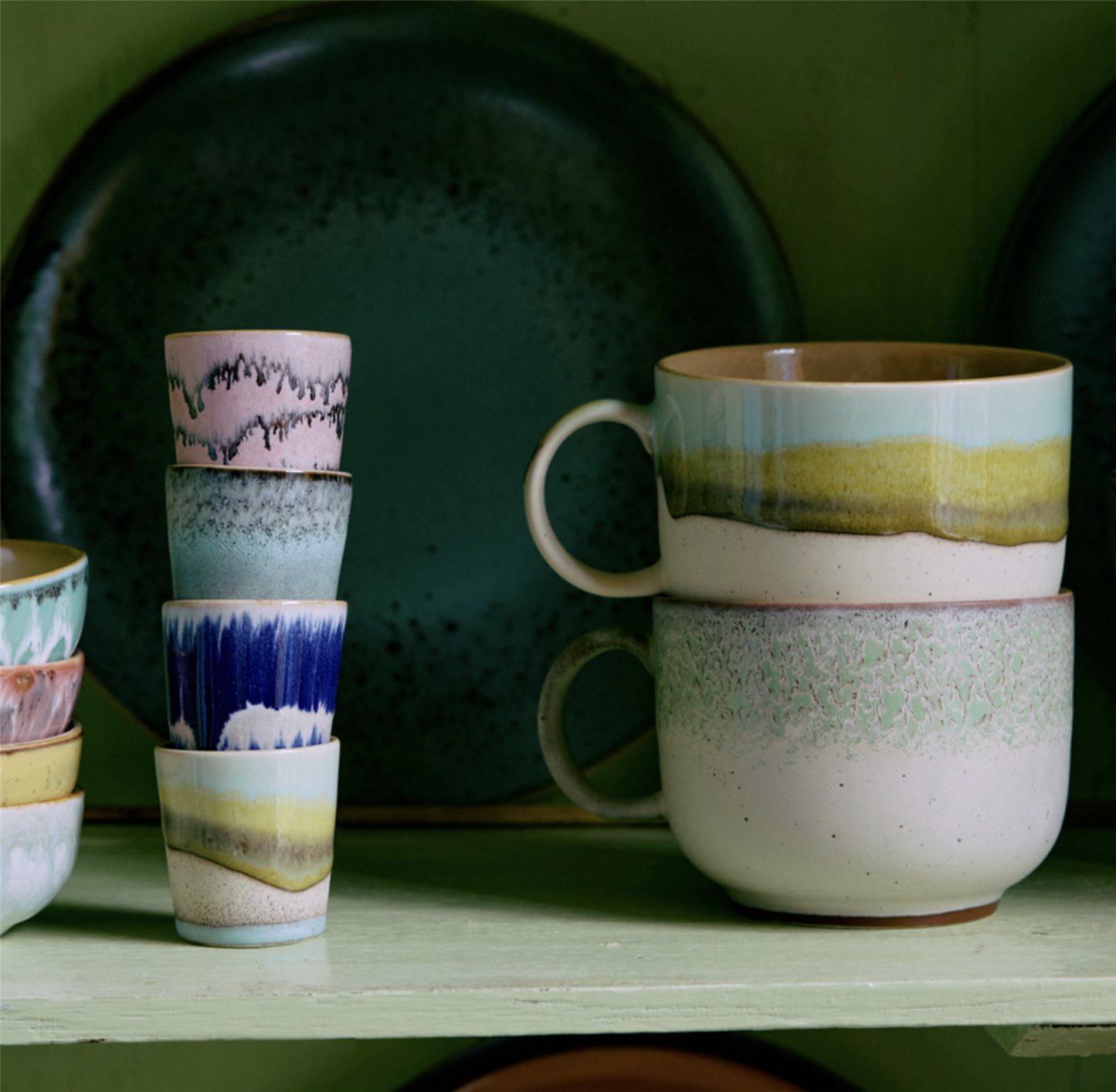 70s ceramics tea cup Glint