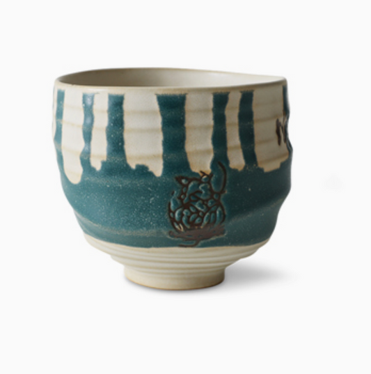 Artist ceramics coffee cup dipped