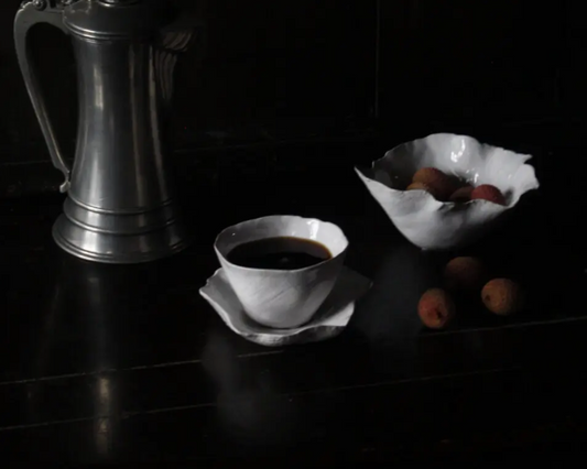 Claire skål hvit mini